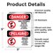 Signmission Safety Culture Sign, 3.5 in Width, Vinyl Decal, Rectangle, Bilingual OS-2PACK-DS-D-35-VS-1502 - alternate 3